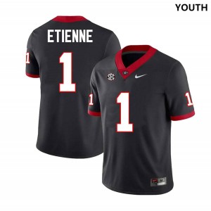 University of Georgia #1 Youth Trevor Etienne Jersey Black College Football Alumni