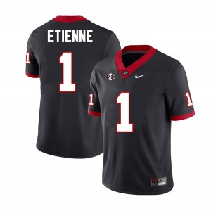 UGA Bulldogs #1 Men Trevor Etienne Jersey Black College Football Limited